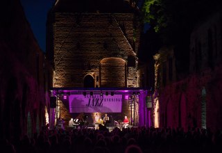 Die Gruppe Eberhard / Gumpert / Roder / Griener bei den Eldenaer-Jazz-Evenings 2015, © Amt für Bildung, Kultur & Sport Greifswald / (c) Philipp Schroeder (Lensescape.org) Die Gruppe Eberhard / Gumpert / Roder / Griener bei den Eldenaer-Jazz-Evenings 2015, © Amt für Bildung, Kultur & Sport Greifswald / (c) Philipp Schroeder (Lensescape.org)