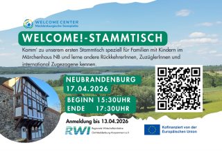 Welcome! - Stammtisch Neubrandenburg // &copy; Welcome Center MSE