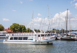 Die Hansestadt Stralsund vom Wasser aus erleben // &copy; Wei&szlig;e Flotte GmbH