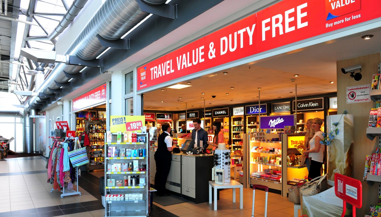 Duty Free Shop, © Flughafen Rostock-Laage / angelikaheim