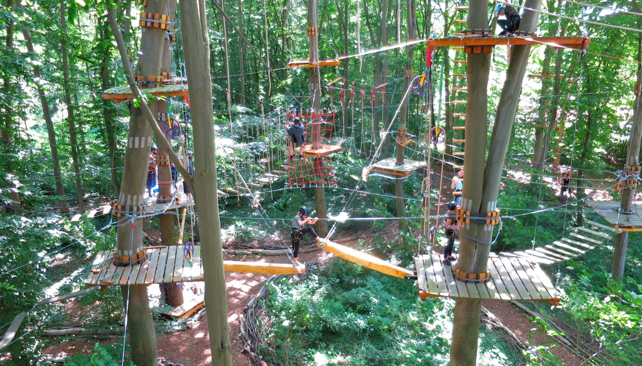 Übersicht Kletterwald, © Michael Schicha Übersicht Kletterwald, © Michael Schicha