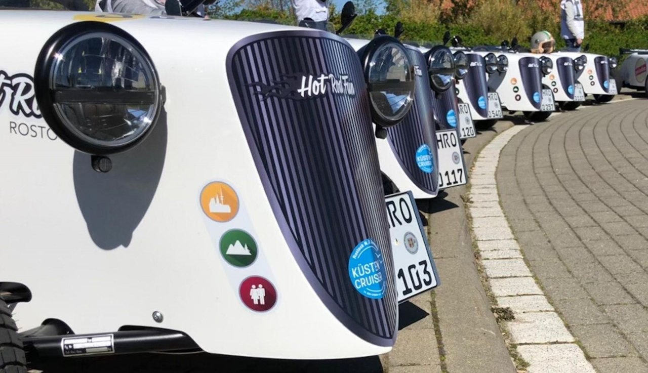 Fahrspaß pur mit dem Hot Rod // © Küstencruiser GmbH Fahrspaß pur mit dem Hot Rod // © Küstencruiser GmbH