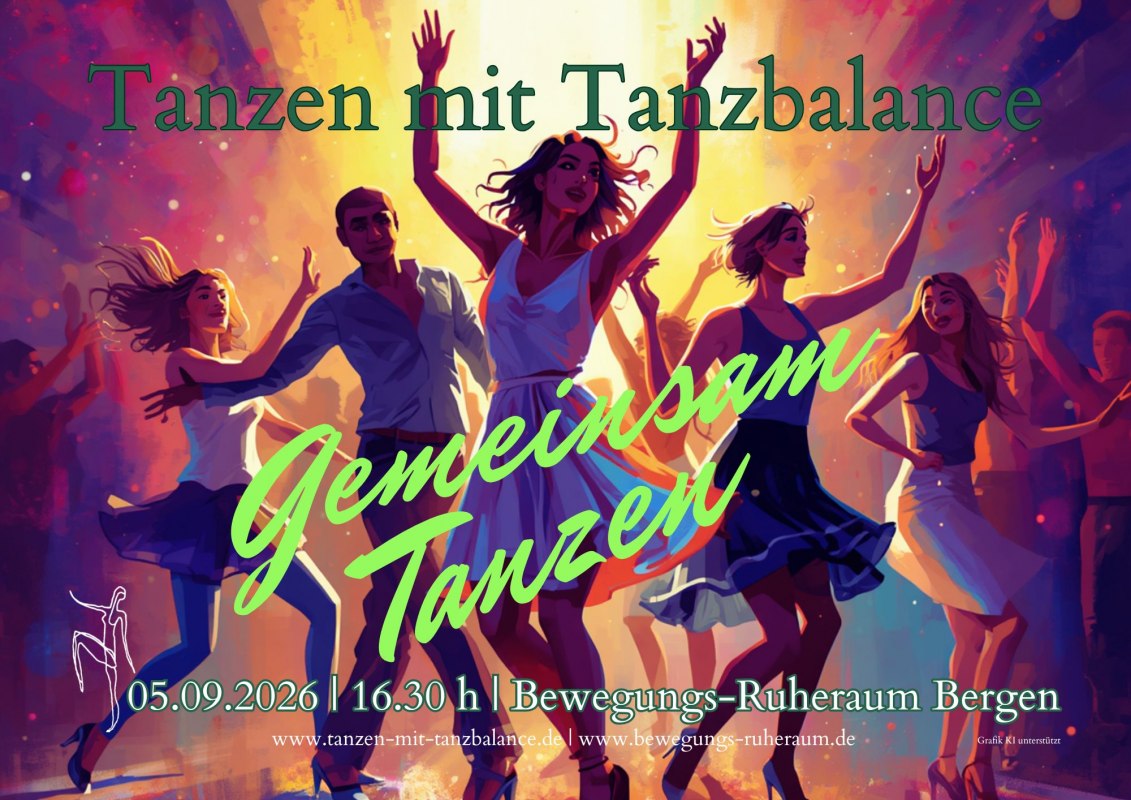 Gemeinsam Tanzen mit TANZBALANCE // © Tanzbalance KI-unterstützt Gemeinsam Tanzen mit TANZBALANCE // © Tanzbalance KI-unterstützt