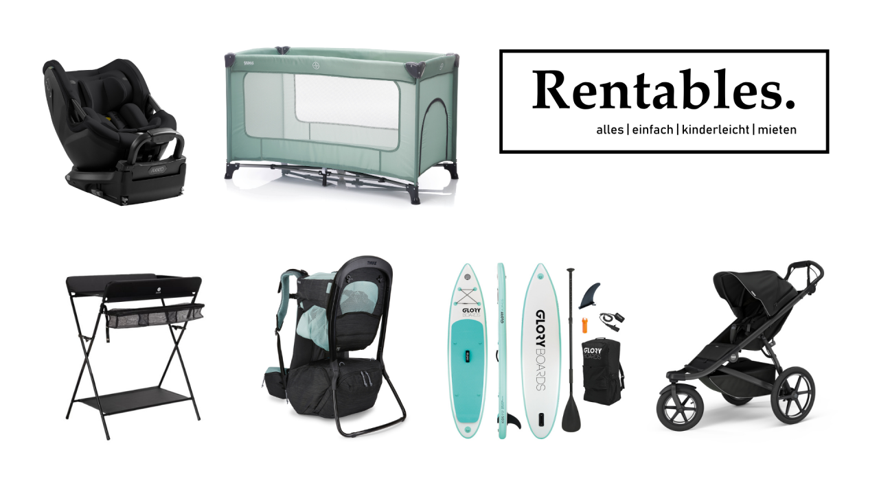 Rentables, eenvoudige verhuur van baby- en kinderartikelen, assortiment kinderzitjes, reisbedjes, luiertafels, Thule Sapling, SUP voor kinderen, kinderwagens // © Stella Breitzman Rentables, eenvoudige verhuur van baby- en kinderartikelen, assortiment kinderzitjes, reisbedjes, luiertafels, Thule Sapling, SUP voor kinderen, kinderwagens // © Stella Breitzman