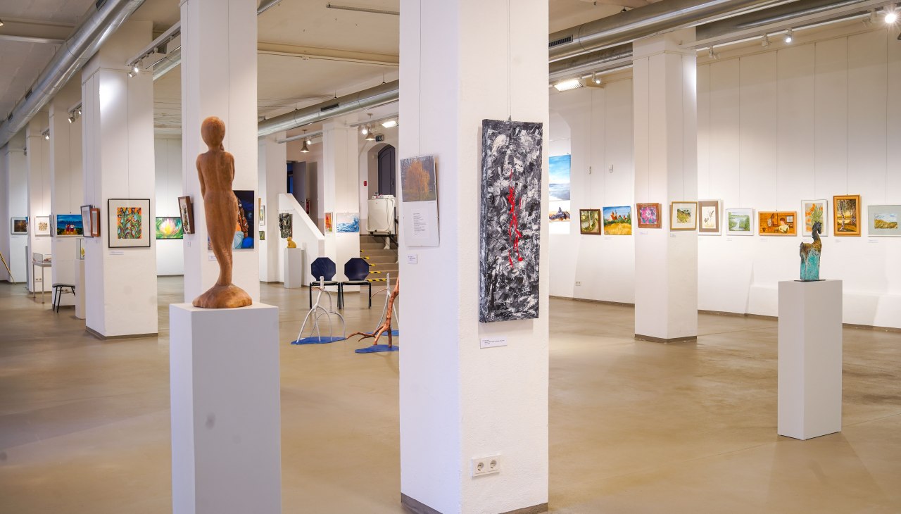 Blick in die 4. Laienkunstausstellung, © André Hamann Blick in die 4. Laienkunstausstellung, © André Hamann