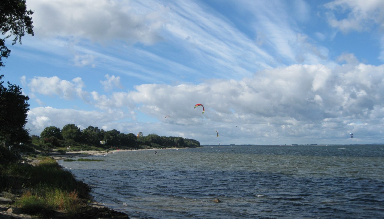 Kitesurfen in Loissin, &copy; Tourismusverband Vorpommern e.V.