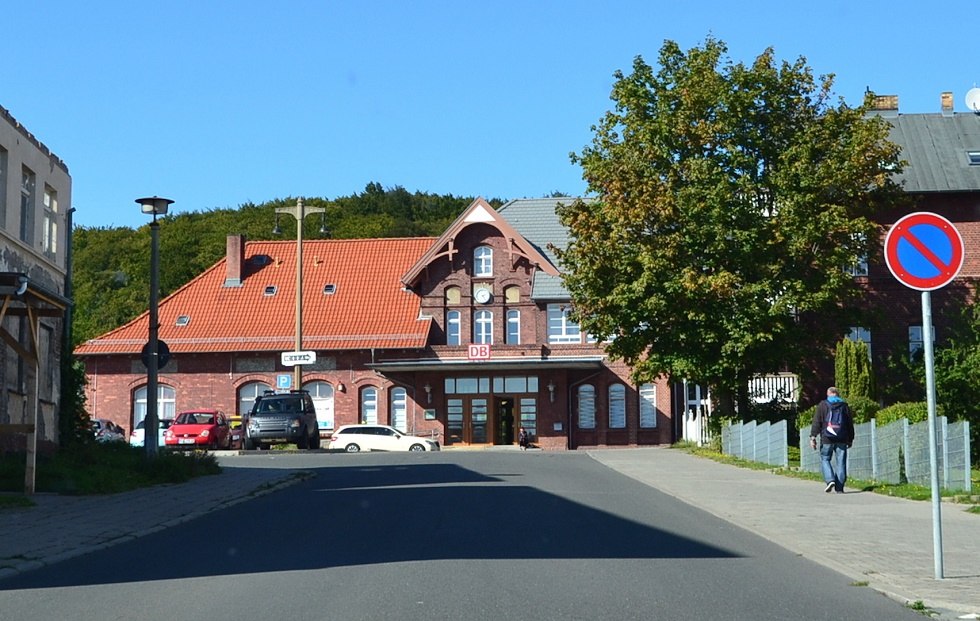 Bahnhofsgebäude in Sassnitz // © Tourismuszentrale Rügen Bahnhofsgebäude in Sassnitz // © Tourismuszentrale Rügen