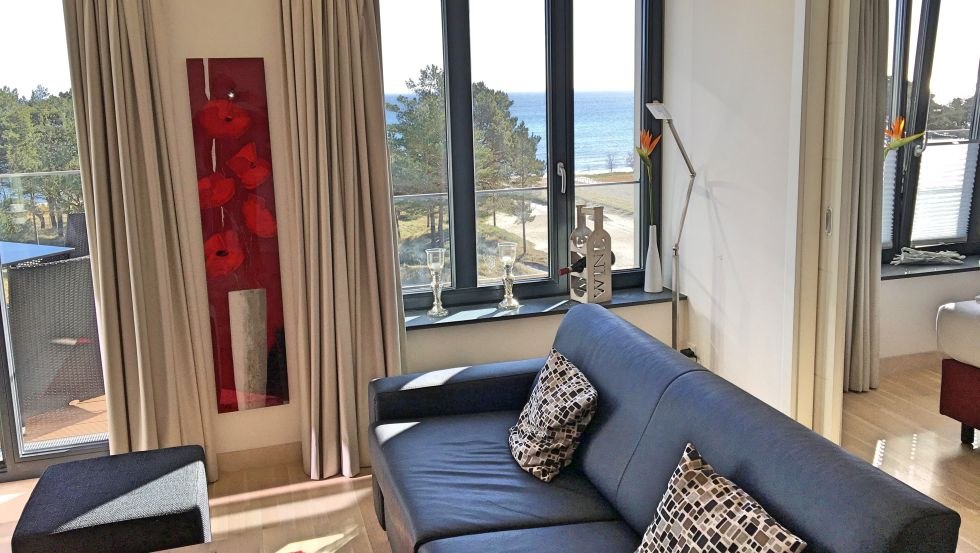 Zimmer mit Aussicht bei Prora Solitaire // © NOVASOL Zimmer mit Aussicht bei Prora Solitaire // © NOVASOL