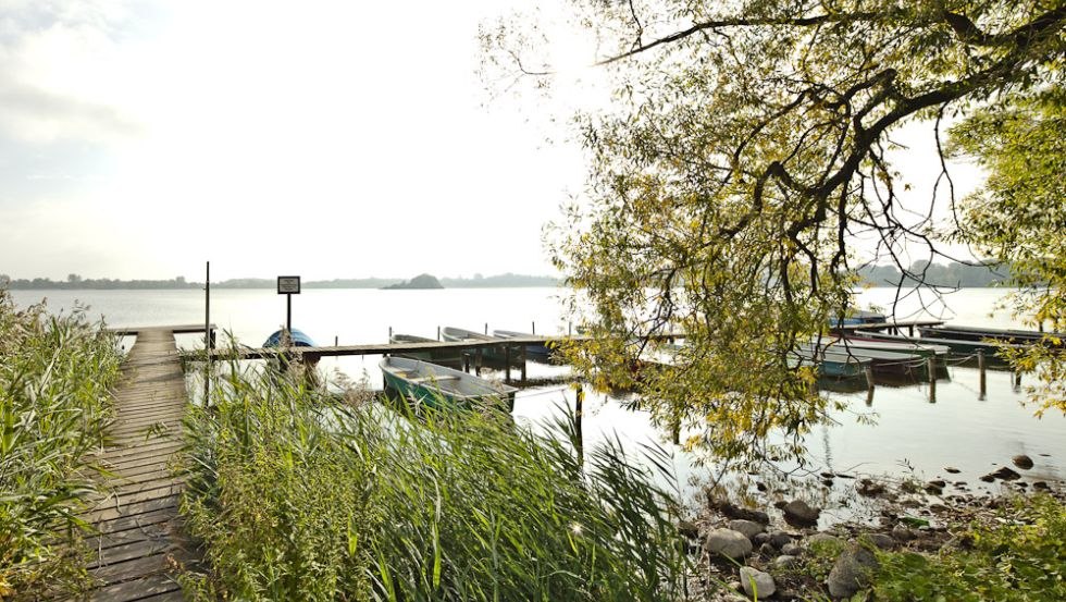 Lassen Sie sich im Restaurant verw&ouml;hnen und genie&szlig;en Sie den Blick auf das Wasser // &copy; Fischhaus am Schaalsee