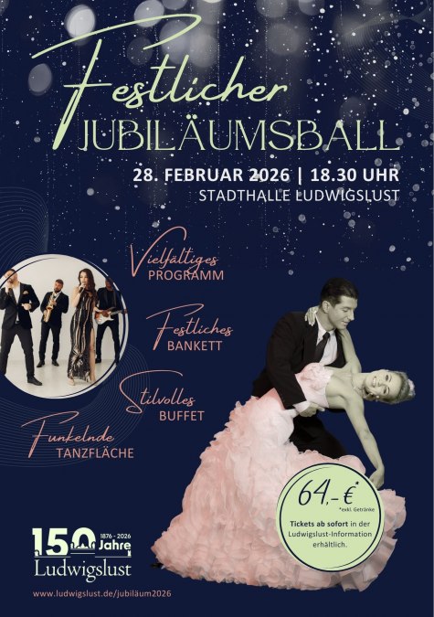 Festlicher Jubil&auml;umsball 2026, &copy; Stadt Ludwigslust