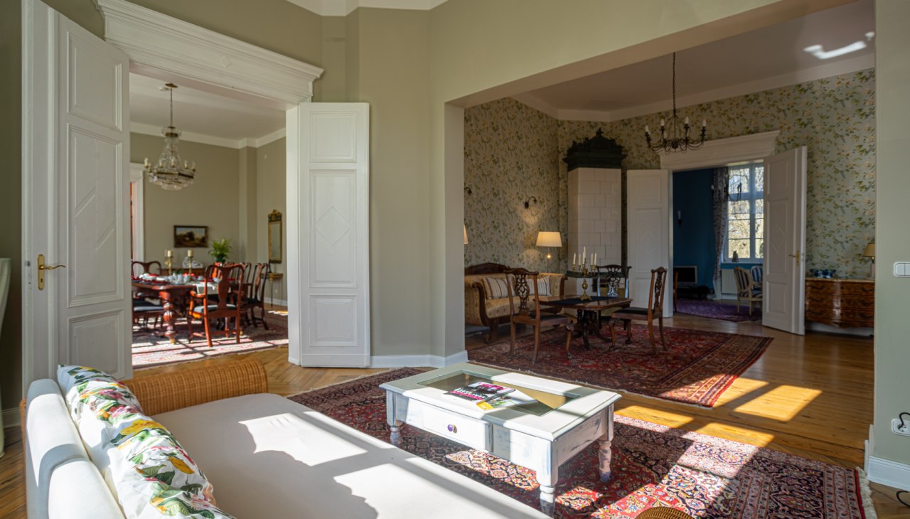 Gesellschaftsr&auml;ume im Schloss Daschow, &copy; Andr&eacute; Hamann