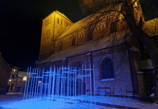 Die Georgenkirche in Waren im Winter 2026 // © Stephan Fischer Die Georgenkirche in Waren im Winter 2026 // © Stephan Fischer
