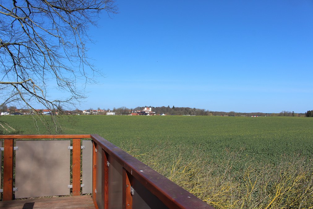 Blick auf das Schloss Fleesensee / Aussichtsplattform, © Kur- und Tourismus GmbH Göhren-Lebbin