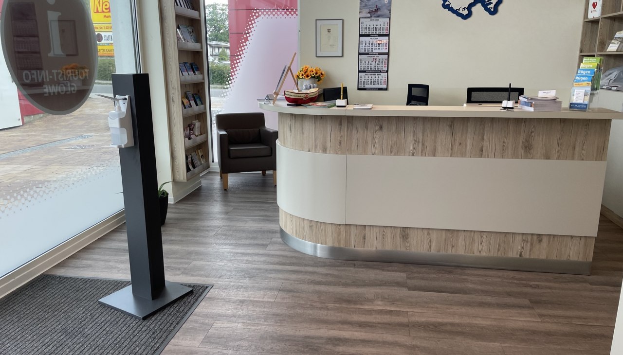 Touristinformation Glowe, © TMV/A. Wilken Touristinformation Glowe, © TMV/A. Wilken