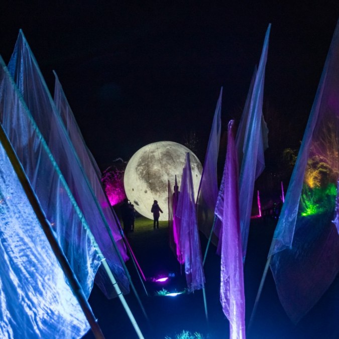 Lichterzauber im Kl&uuml;tzer Stadtgarten, &copy; Helmut Strau&szlig;