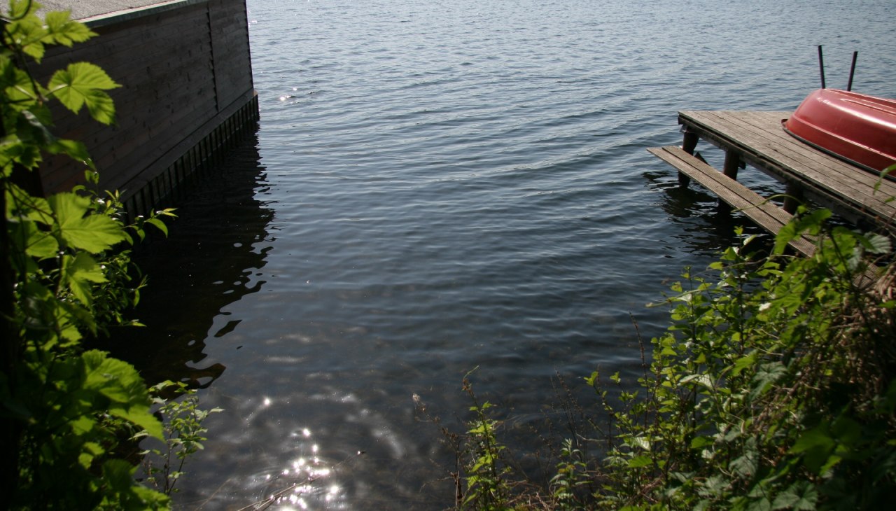 Ausruhen und Natur pur an unserem Bootssteg am Zansensee, &copy; Bernd Friedrich