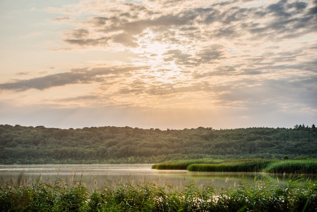 Kurs: Sunset Yoga am Schmachter See, &copy; Binzer Bucht Tourismus