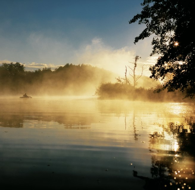 Geheimnisvoller Nebel am Morgen über der Peene // © MV-T/Grundner Geheimnisvoller Nebel am Morgen über der Peene // © MV-T/Grundner