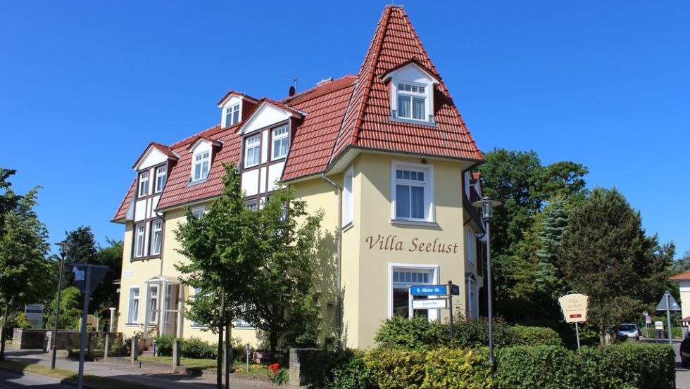 Außenansicht Villa Seelust, © Ferienwohnungen Villa Seelust