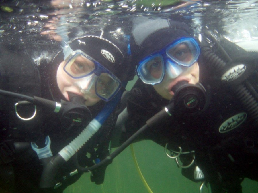 Ein Hallo aus der Unterwasserwelt, © Tauchcenter Feldberg