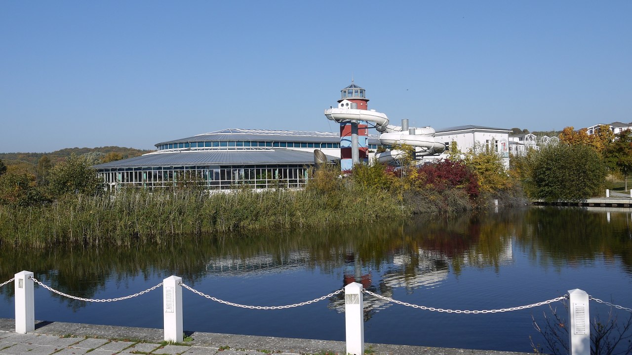 Die AHOI Rügen Badelandschaft & Sauna im Ostseebad Sellin // © MV-T/ Fischer Die AHOI Rügen Badelandschaft & Sauna im Ostseebad Sellin // © MV-T/ Fischer