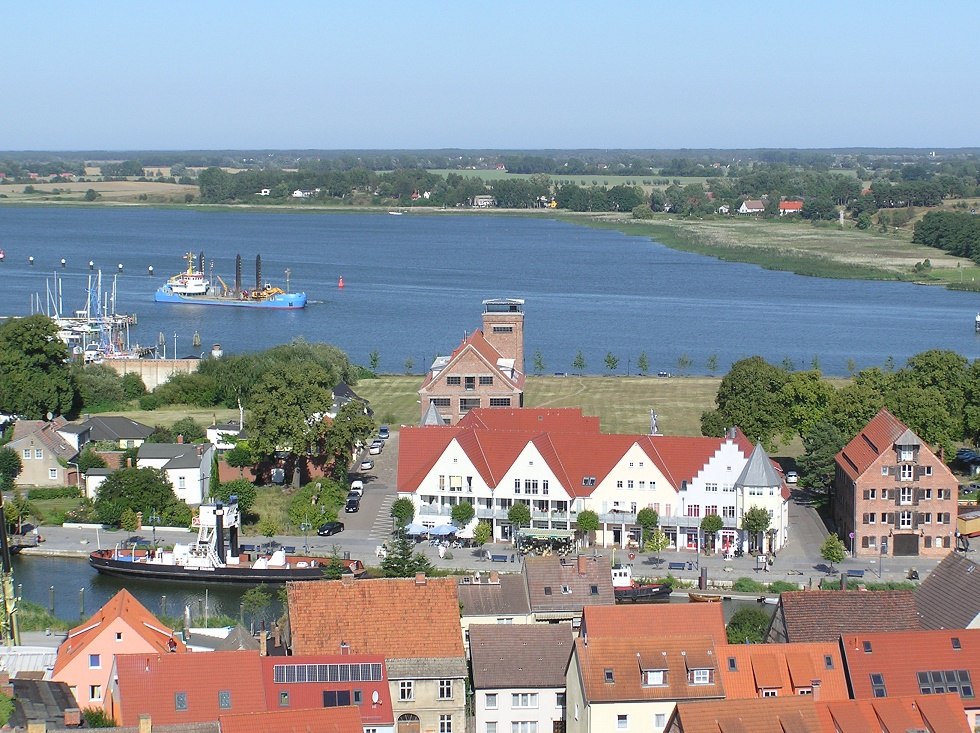 Gesamtansicht der Schlossinsel Wolgast // © Baltzer Gesamtansicht der Schlossinsel Wolgast // © Baltzer