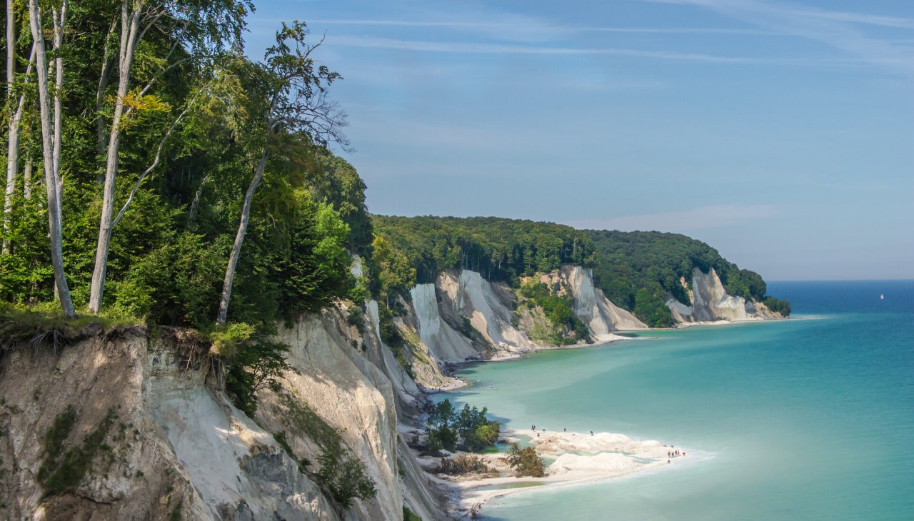 Kreidefelsen im Nationalpark Jasmund, © TMV/Lück Kreidefelsen im Nationalpark Jasmund, © TMV/Lück