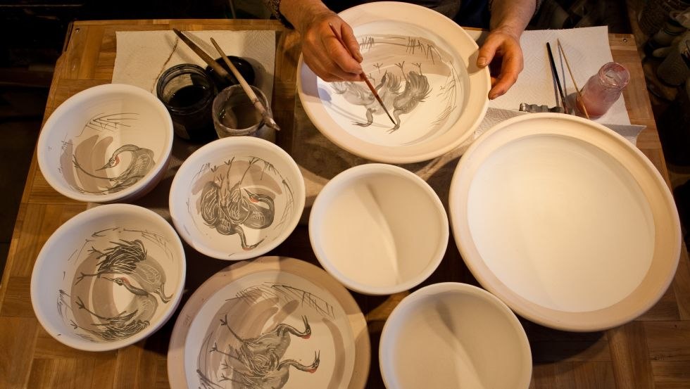 Handbemalte Keramik, &copy; J. Reich