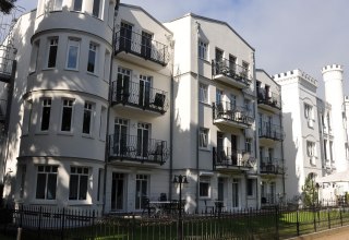 Promenadenseite Hotel Kastell, © TMV Promenadenseite Hotel Kastell, © TMV