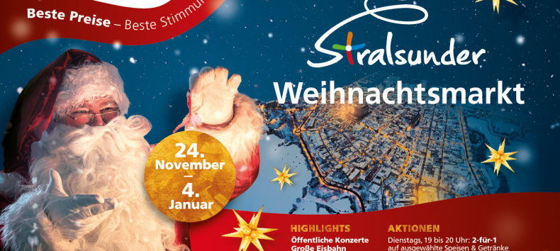 Stralsunder Weihnachtsmarkt, &copy; Stadtwerke Stralsund
