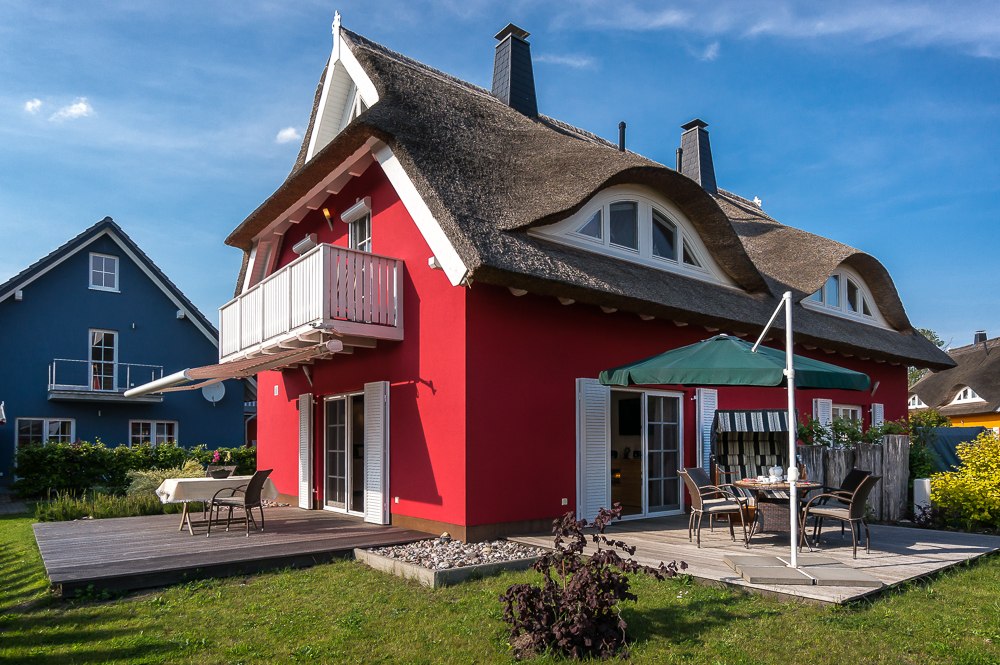 Ferienhaus Kiebitz Prerow - Au&szlig;enansicht, &copy; Ferienhaus Kiebitz