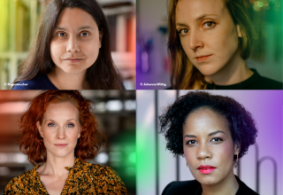 Feministische Presserunde // &copy; Mithu Sanyal &copy; Regentaucher | Valerie Sch&ouml;nian &copy; Johanna Wittig | Teresa B&uuml;cker &copy; Gundula Kraus | Hadija Haruna-Oelker &copy; Katarina Ivanisevic