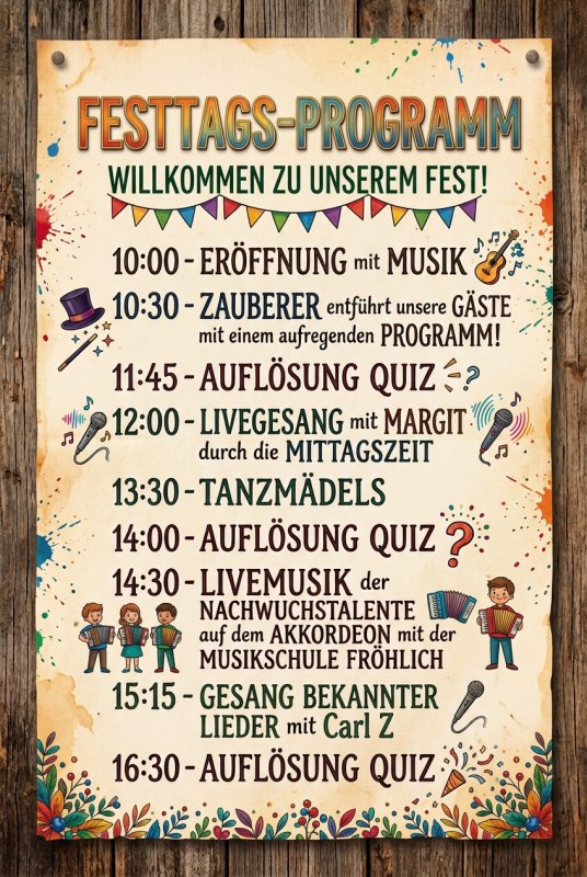 Programmplakat // © Organisatoren Programmplakat // © Organisatoren