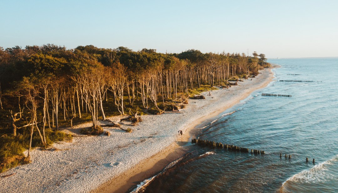 Het kuuroord Graal-M&uuml;ritz aan de Oostzee ligt prachtig tussen uitgestrekte zandstranden, kilometerslange kustbossen en de Rostockse Heide., &copy; TMV/Friedrich