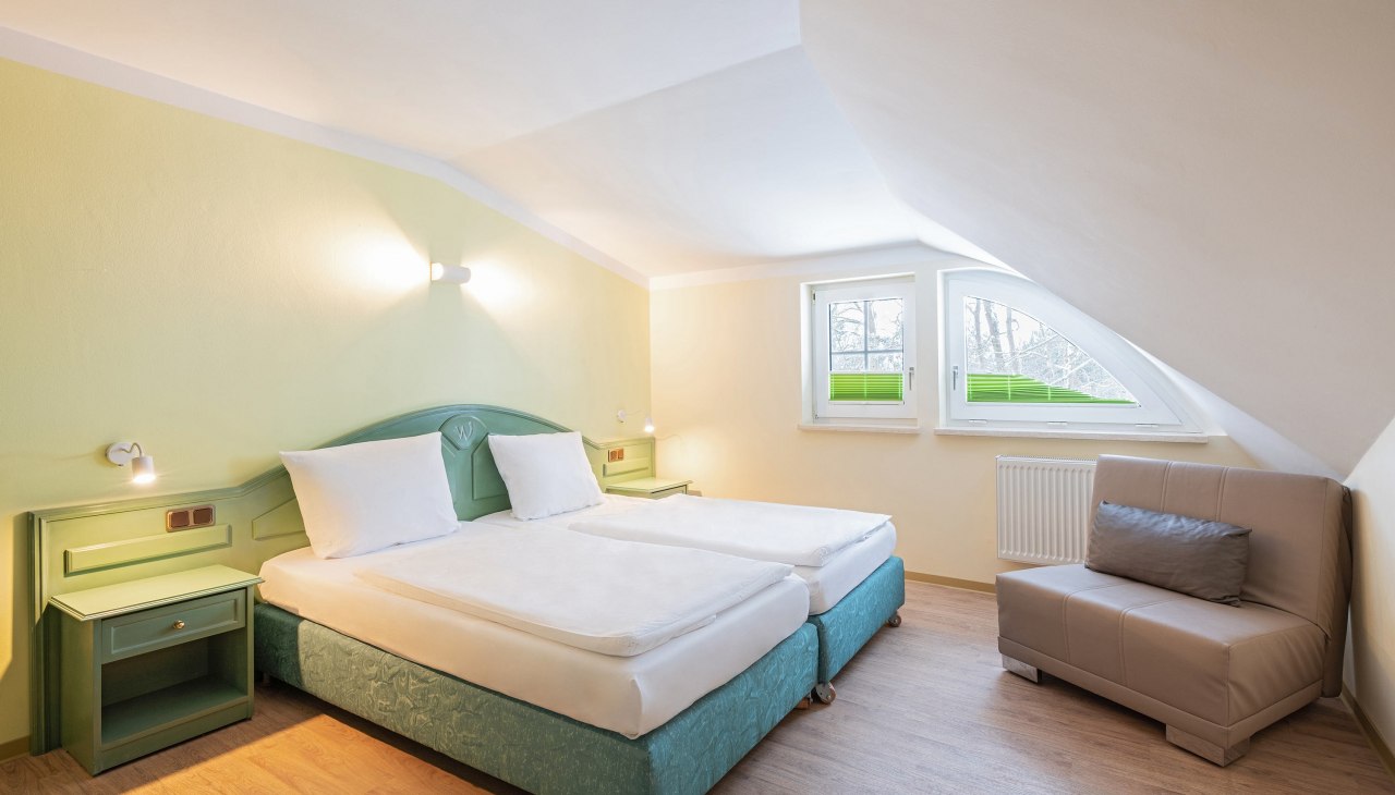 Zimmer im TUI SUNEO Kinderresort Usedom, © Seetel Hotel GmbH & Co. Betriebs-KG Zimmer im TUI SUNEO Kinderresort Usedom, © Seetel Hotel GmbH & Co. Betriebs-KG