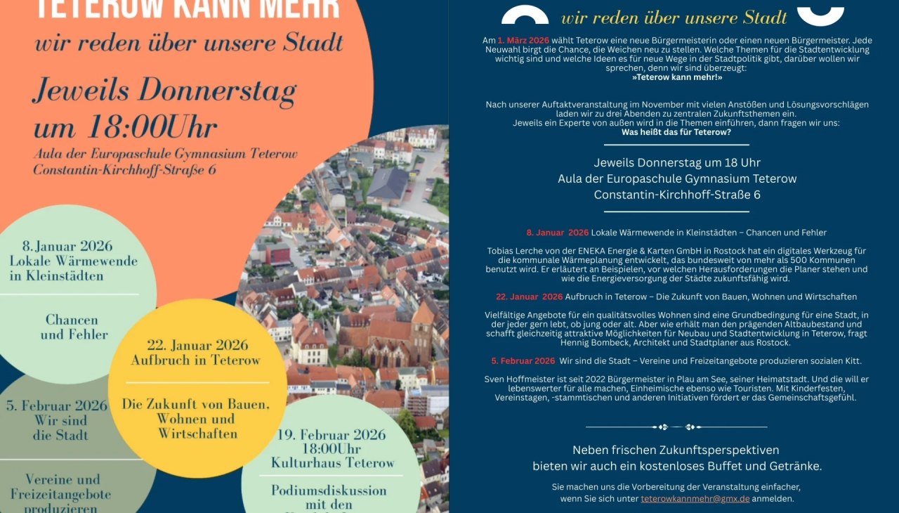 2026 Teterow kann mehr, © Veranstalter 2026 Teterow kann mehr, © Veranstalter