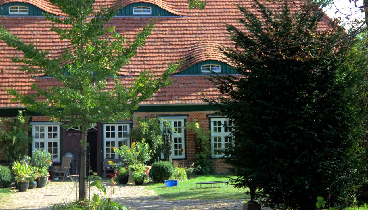 Das barocke Fachwerk-Pfarrhaus in Rambow, © Silke Voss Das barocke Fachwerk-Pfarrhaus in Rambow, © Silke Voss