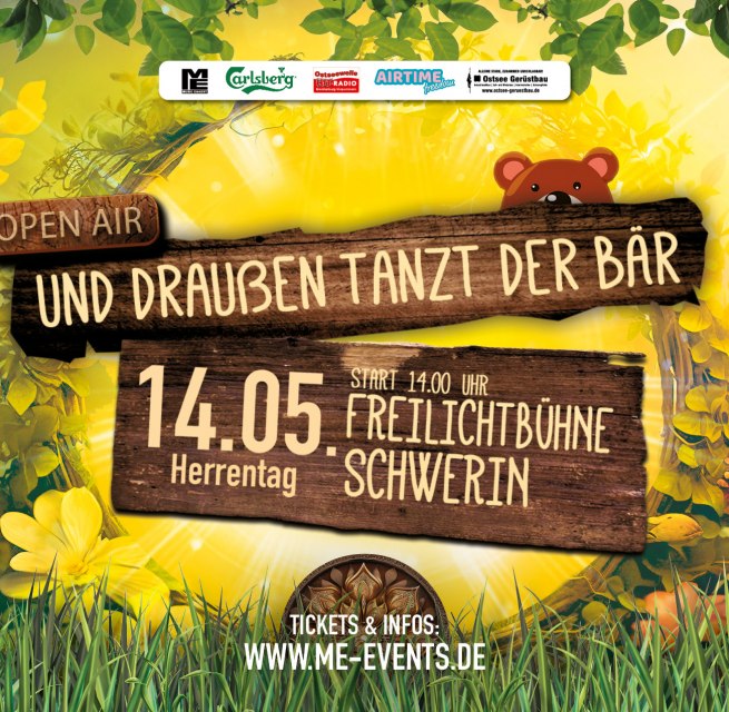 Und drau&szlig;en tanzt der B&auml;r - Das Herrentags Open Air // &copy; Music Eggert GmbH