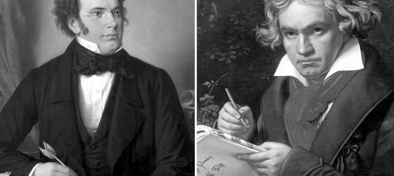 Franz Schubert, Ludwig van Beethoven // &copy; commons-wikimedia.org