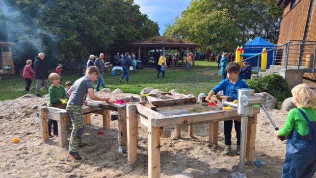 Wasserspielplatz am Karower Meiler // &copy; Evelin Kartheuser