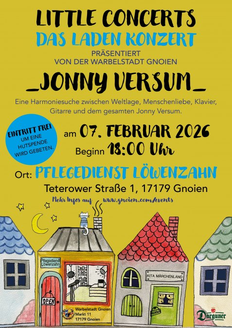 Poster Motiv des Konzerts am 07.02., &copy; Warbelstadt Gnoien