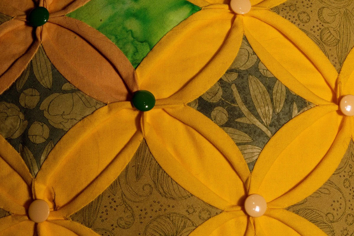 Patchworkkissen // &copy; Sabine Reichmann