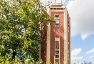 Der Wasserturm auf dem Tempelberg in Bad Doberan., © Frank Burger Der Wasserturm auf dem Tempelberg in Bad Doberan., © Frank Burger
