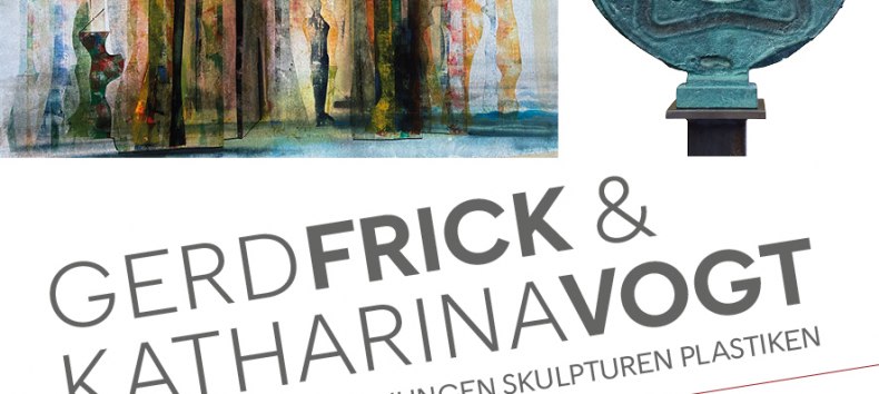 Flyer zur Ausstellung Katharina Vogt, Gerd Frick // &copy; Christian Schmitke, Kunst-Wasser-Werk