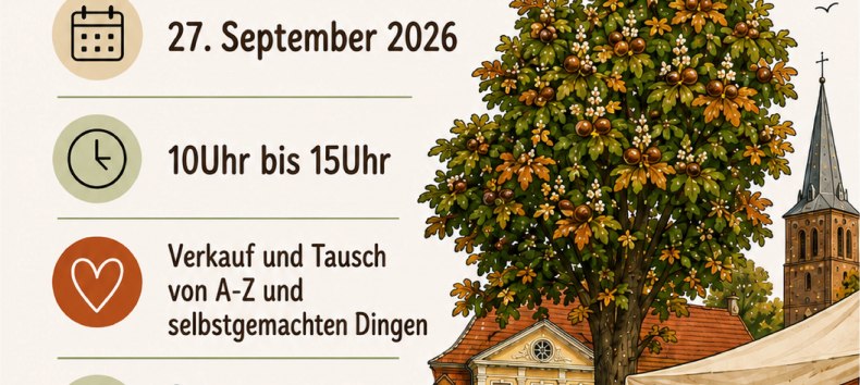 Flyer f&uuml;r den anstehenden Flohmarkt // &copy; designed by chatgpt