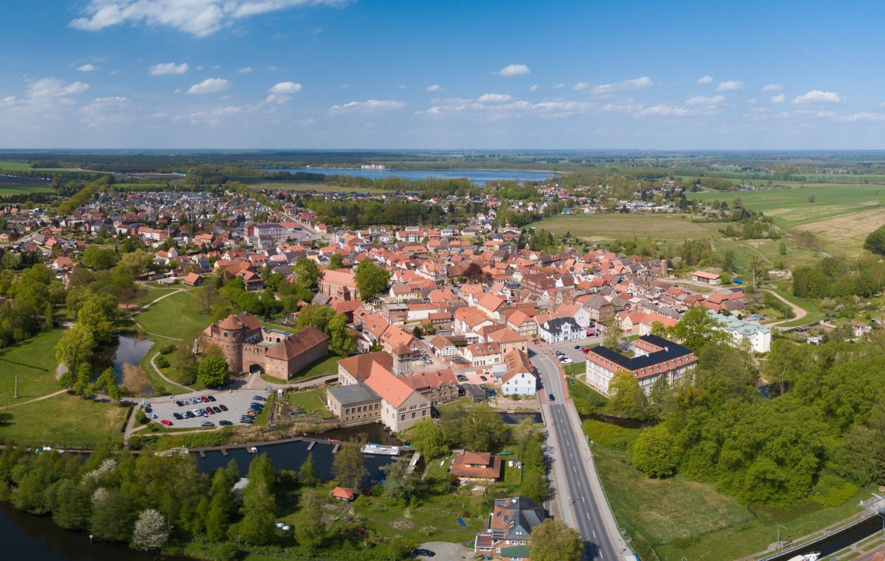 Luftbild Neustadt-Glewe // &copy; (c) SEB Fotographie