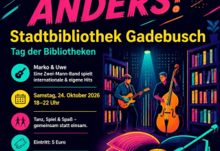 Tag der Bibliotheken - wir feiern das Lesen und das Leben. Lesen tut gut. // &copy; Ki generiert