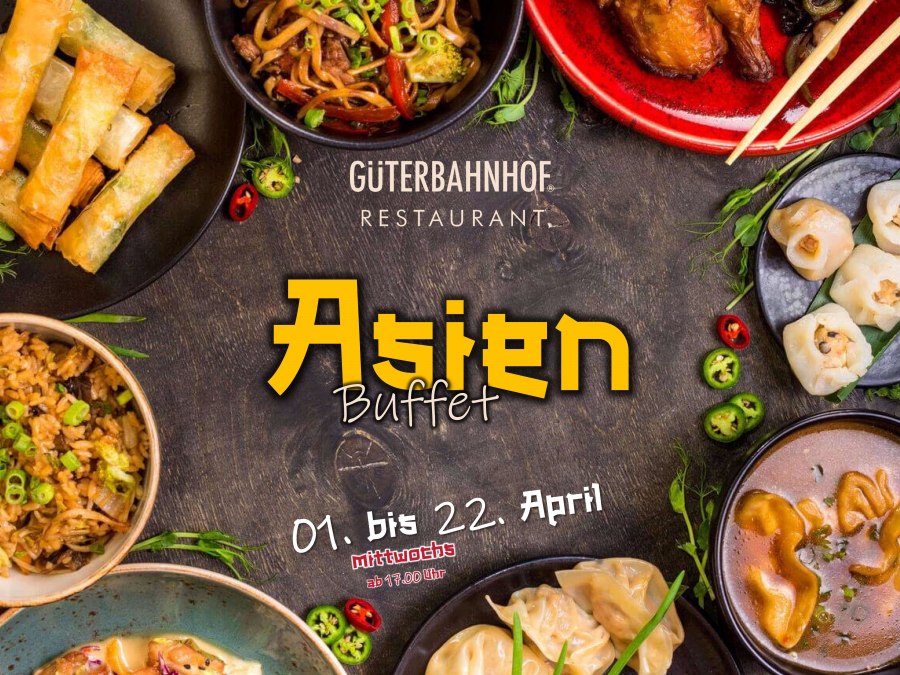 Asia_Buffet, © GÜTERBAHNHOF Neubrandenburg Asia_Buffet, © GÜTERBAHNHOF Neubrandenburg
