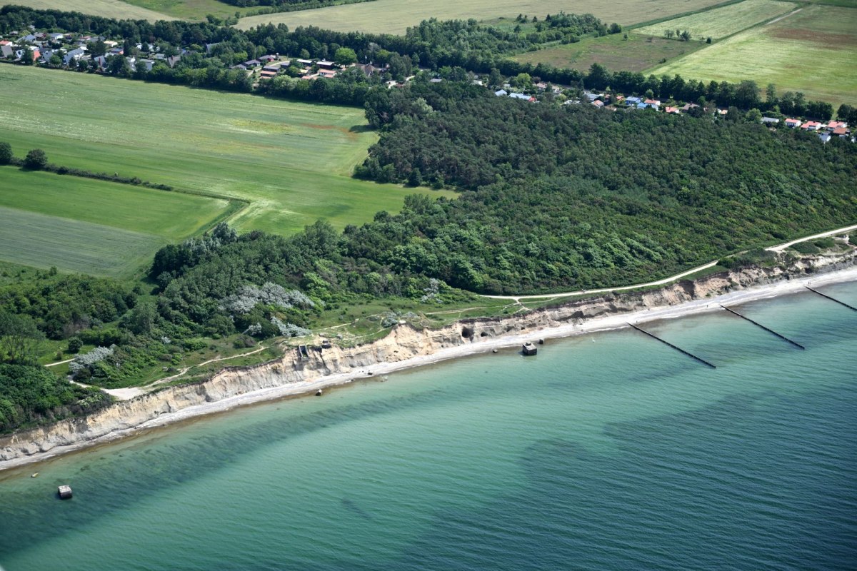 Hohes Ufer aus der Vogelperspektive, © FALCON CREST AIR Hohes Ufer aus der Vogelperspektive, © FALCON CREST AIR