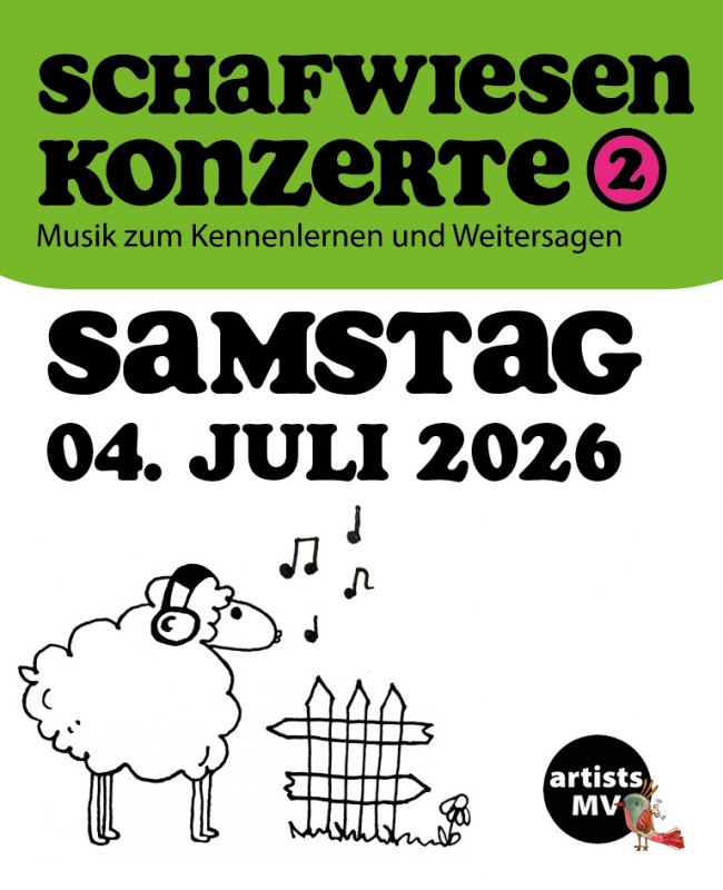 Konzerte am 4. Juli 2026 // &copy; artists MV